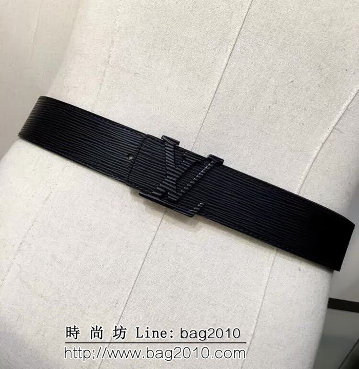 路易威登LV 香港專櫃新款 水波紋扣頭皮帶 專櫃同步 LHG1091